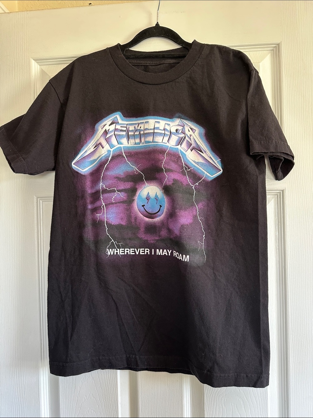 Wherever I May Roam Graphic T-Shirt - Black